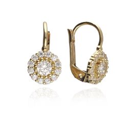 MOISS náušnice ze žlutého zlata