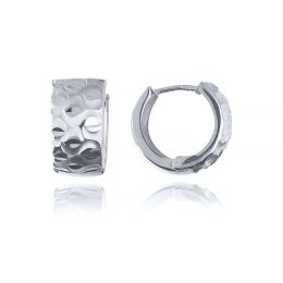 MOISS náušnice z bíleho zlata