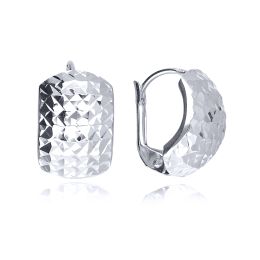 MOISS náušnice z bíleho zlata