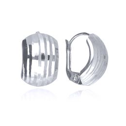 MOISS náušnice z bíleho zlata