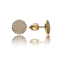 MOISS náušnice ze žlutého zlata