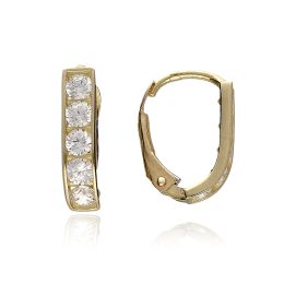 MOISS náušnice ze žlutého zlata