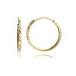 MOISS náušnice ze žlutého zlata