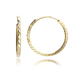 MOISS náušnice ze žlutého zlata