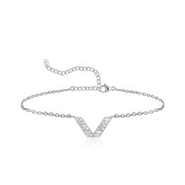 MOISS stříbrný náramek na nohu