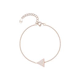 MOISS stříbrný náramek na nohu ROSE