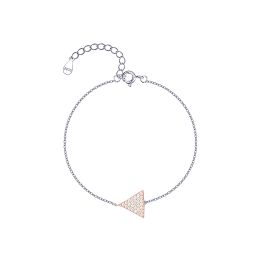 MOISS stříbrný náramek na nohu ROSE