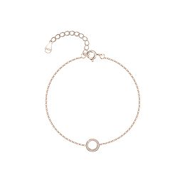 MOISS stříbrný náramek na nohu KRUH