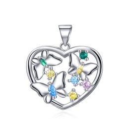 MOISS stříbrný přívěsek SRDCE