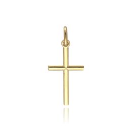 MOISS přívěsek ze žlutého zlata KŘÍŽEK