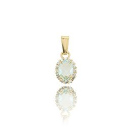 MOISS přívěsek ze žlutého zlata TOPAZ