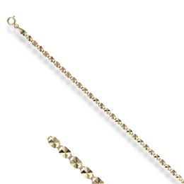 MOISS řetízkový náramek ze žlutého zlata PATTERNS