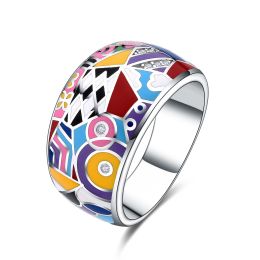 MOISS stříbrný prsten SMALT