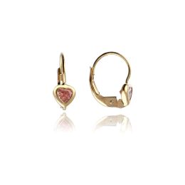 MOISS dětské náušnice ze žlutého zlata SRDCE