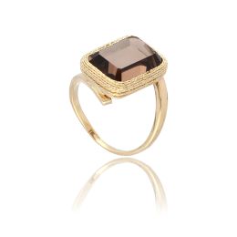 MOISS prsten ze žlutého zlata KŘEMEN