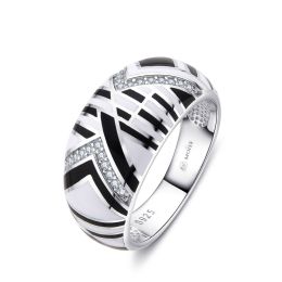 MOISS stříbrný prsten SMALT