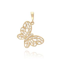 MOISS přívěsek ze žlutého zlata MOTÝL