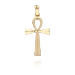 MOISS přívěsek ze žlutého zlata KŘÍŽEK