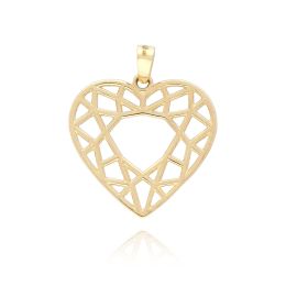 MOISS přívěsek ze žlutého zlata SRDCE