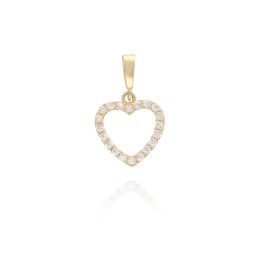 MOISS přívěsek ze žlutého zlata SRDCE