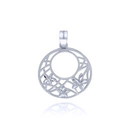 MOISS přívěsek z bílého zlata KVĚTINY