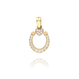 MOISS přívěsek ze žlutého zlata PODKOVA