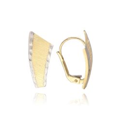 MOISS náušnice ze žlutého zlata BICOLOR
