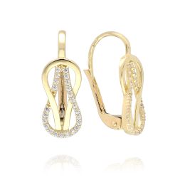 MOISS náušnice ze žlutého zlata