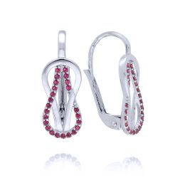 MOISS náušnice z bílého zlata