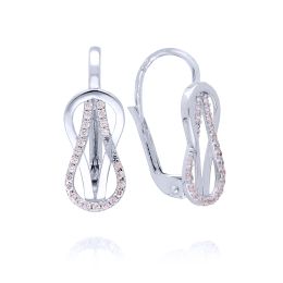 MOISS náušnice z bílého zlata