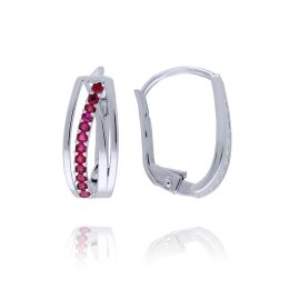 MOISS náušnice z bílého zlata