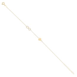 MOISS náramek ze žlutého zlata NEKONEČNO