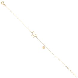 MOISS náramek ze žlutého zlata MOTÝL