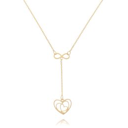 MOISS náhrdelník ze žlutého zlata SRDCE
