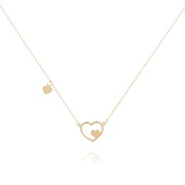 MOISS náhrdelník ze žlutého zlata SRDCE