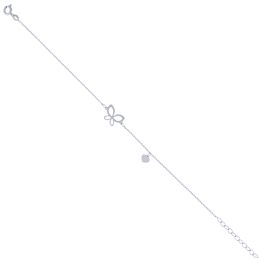 MOISS náramek z bílého zlata MOTÝL