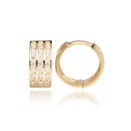 MOISS náušnice ze žlutého zlata