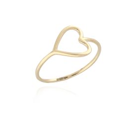 MOISS prsten ze žlutého zlata SRDCE