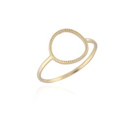 MOISS prsten ze žlutého zlata KRUH