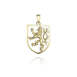 MOISS stříbrný přívěsek ČESKÝ LEV