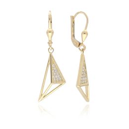 MOISS náušnice ze žlutého zlata