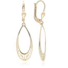 MOISS náušnice ze žlutého zlata