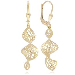 MOISS náušnice ze žlutého zlata