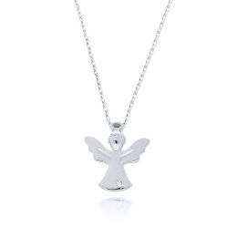MOISS náhrdelník z bílého zlata ANDĚL