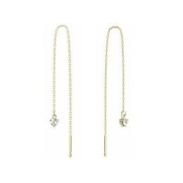 MOISS stříbrné náušnice GOLD