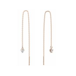 MOISS stříbrné náušnice ROSE