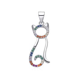 MOISS stříbrný přívěsek KOČKA