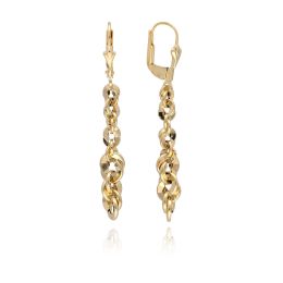 MOISS náušnice ze žlutého zlata