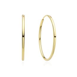 MOISS stříbrné náušnice GOLD