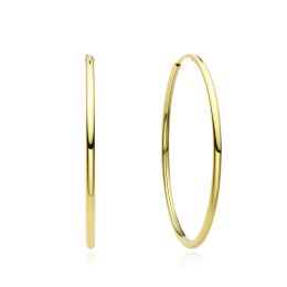 MOISS stříbrné náušnice GOLD